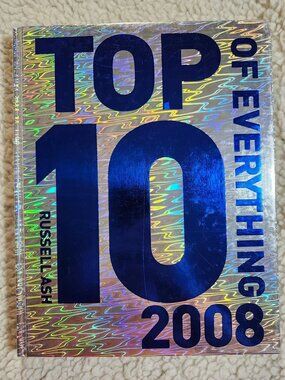 Top 10 of Everything 2008 Russell Ash Hardcover Holographic Cover Hamlyn Guide